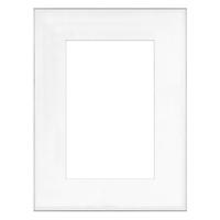 

Framatic Fineline, 18x24" Aluminum Frame with a Thin Face, Matted for a 12x18" Photograph - Silver