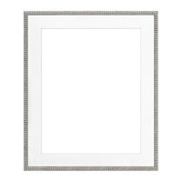

Framatic Antique Hardwood Frame, 4X4" Matted for a 4X4" Photograph, Color: Antque Silver