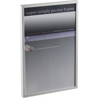 

Framatic Superlight, Aluminum Poster Frame for a 8x10" Photograph - Silver Satin