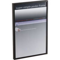 

Framatic Superlight, Aluminum Poster Frame for a 11x14" Photograph - Black
