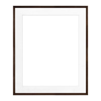

Framatic Woodworks 8x10" Dark Espresso Hardwood Frame Matted for a 5x7" Photograph