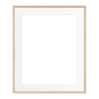 

Framatic Woodworks 20x24" Natural Blonde Hardwood Frame Matted for a 16x20" Photograph