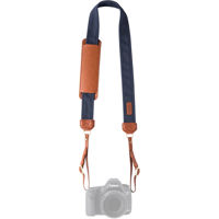 

Fotostrap Navy Camera Strap, Canvas Fabric/Genuine Leather/Brass