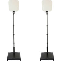

Fortinge Dual PRO Series 15" Conference Prompter Set, Includes PRO15 LCD Moniter, 16' Reading Range, 1024x768, 400cd/sq. m