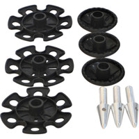 

Field Optics Research Large Tripod Spike and Basket Kit with 3x Large Spike, 3x Mud Baskets, 3x Snow Baskets, Aluminum