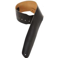 

Format M4 3.5" Wide Genuine Leather Bass Guitar Strap, 36" to 52" Length Adjustable, Black