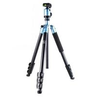 

FotoPro C-40i 4-Sections Aluminum Tripod with FPH-53P Head, 18 lbs Capacity at Head, 63" Max Height, Blue