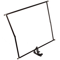 

Flashpoint Gel Filter Holder for 24" Gels, Attaches to Most Light Stands.