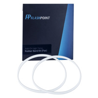 

Flashpoint High Temp Rubber Band Kit (Pair) <br> for the Flashpoint Color Correction Gel Kit or the Creative Color Gel Kit for select Flashpoint and Godox Monolights