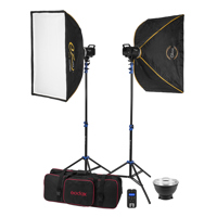 

Flashpoint BLAZ 300 R2 Studio 2-Monolight Kit (Godox MS300-F)