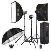 

Flashpoint BLAZ 300 R2 Studio 3-Monolight Kit (Godox MS300-D)