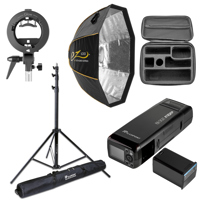 

Flashpoint eVOLV 200 TTL Pocket Flash WPPI Lighting Kit