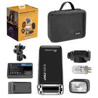 

Flashpoint eVOLV 200 TTL R2 Pocket Flash Kit With MagMod Professional Flash Kit