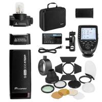 

Flashpoint eVOLV 200 Pro TTL Pocket Flash Round Head Accessories Kit For Pentax (Godox AD200 Pro)
