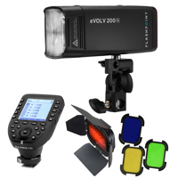 

Flashpoint eVOLV 200 TTL Pocket Flash with R2 Prof Trigger Kit for Fujifilm Cameras (Godox AD200 TTL Pocket Flash)