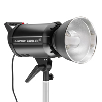 

Flashpoint Rapid 400 HSS Monolight with Built-in R2 2.4GHz Radio Remote System - Bowens Mount (Godox QT400IIM)