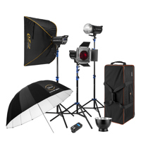 

Flashpoint Rapid 400 R2 3-Light Studio Flash Kit