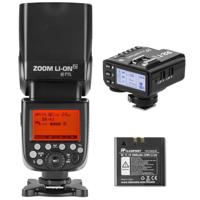 

Flashpoint Zoom Li-on R2 VING V860IIf TTL On-Camera Flash Speedlight with X2 TTL Trigger Kit for Fujifilm Cameras