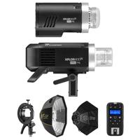 

Flashpoint Flashpoint XPLOR 300 Pro and XPLOR 400 Pro TTL R2 Monolight Kit With R2 Single Pin Transmitter, 24" Hexapop, 28" Parapop and S2 S-type Bowens Mount Bracket