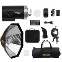 

Flashpoint XPLOR 300 Pro TTL R2 Battery-Powered Monolight With Glow 24" HexaPop