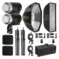 

Flashpoint XPLOR300 Pro TTL R2 Battery-Powered Monolight 2-Light Location Kit