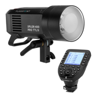

Flashpoint XPLOR 400PRO TTL R2 Battery-Powered Monolight With R2 Pro Transmitter for Fujifilm and Bowens Mount Adapter - Godox AD400 Pro