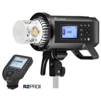 

Flashpoint XPLOR 600PRO HSS Battery-Powered Monolight with R2 Pro MarkII 2.4GHz Transmitter for Panasonic & Olympus