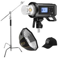 

Flashpoint XPLOR 600PRO R2 TTL Battery-Powered Monolight Kit with Softbox and C-Stand