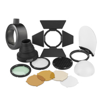 

Flashpoint S-R1 Round Head Magnetic Modifier Adapter With AK-R1 Accessory Kit