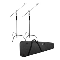 

Flashpoint 10' Century Light Stand on Turtle Base Kit, 2-Pack with Case