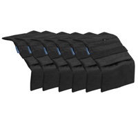 

Flashpoint Empty Saddle Sandbag, Water-Resistant Cordura Nylon - (5 lb Capacity, Black) (6 Pack)