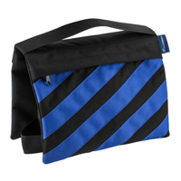 

Flashpoint Empty Saddle Sandbag, Water-Resistant Cordura Nylon - (15 lb Capacity, Blue & Black Stripes)