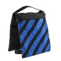

Flashpoint Flashpoint Empty Saddle Sandbag, Water-Resistant Cordura Nylon - (27 lb Capacity, Blue & Black Stripes)