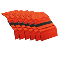 

Flashpoint Empty Saddle Sandbag, Water-Resistant Cordura Nylon - (18 lb Capacity, Orange) (6 Pack)