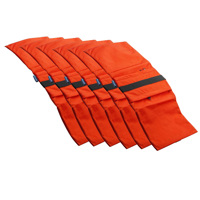 

Flashpoint Empty Saddle Sandbag, Water-Resistant Cordura Nylon - (27 lb Capacity, Orange) (6 Pack)