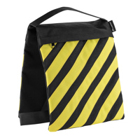 

Flashpoint Flashpoint Empty Saddle Sandbag, Water-Resistant Cordura Nylon - (27 lb Capacity, Yellow & Black Stripes)