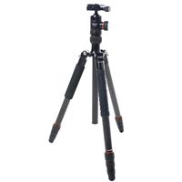

FotoPro X-Go Plus 4-Section Carbon Fiber Tripod with Built-In Monopod, FPH-52Q Ball Head, 17 lbs Capacity, 62" Maximum Height