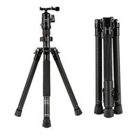 

FotoPro X-Aircross 1 Aluminum Tripod Kit, Includes FPH-42Q Dual Action Ball Head and 1/4-20 QR Plate, Gray