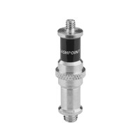 

Flashpoint 5/8" Stud with 1/4"- 20 & 3/8" Male Threads (Double Flat-Edge Spigot Adapter)