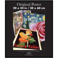

MCS Poster Original Masonite Back Frame for a 20x24" Photograph, Molding 1/2", Black