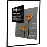 

MCS 11x14" Original Plastic Float Frame with a 1/4" Width Molding for a 8x10" Photograph, Black