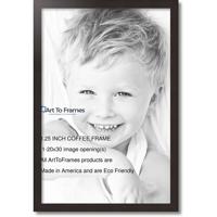 

Art To Frames 3913 Wood Frame for 20x30 Photograph, 1.25" Thick and 0.375" Deep, Regular Plexi Glass, Espresso