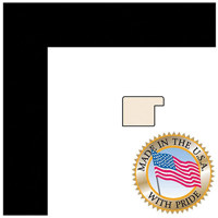 

Art To Frames 3926 Wood Frame for 16x24 Photograph, 1.25" Thick and 0.375" Deep, Regular Plexi Glass, Satin Black