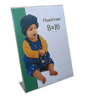 

MCS Acrylic Bent Frame, Ultra-Clear 'L' Easel Frame, For a 8x10" Vertical Photo.