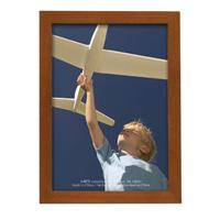 

MCS Linear Solid Wood Frame, With a 1/2" Wide Molding, for a 4x6" Photograph, Color: Chestnut.