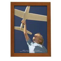 

MCS Linear Solid Wood Frame, With a 1/2" Wide Molding, for a 5x7" Photograph, Color: Chestnut.