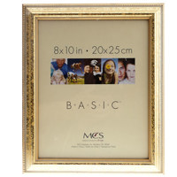 

MCS Renaissance Series Wood Picture Frame for 8x10" Photograph, Provincial Gold