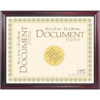 

MCS Step Document Wall Frame for 8.5x11" Photograph, Elegant Mahogany