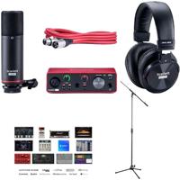 

Focusrite Scarlett Solo Studio 3rd Gen 2x2 USB Audio Interface with Software Suite, Bundle with Samson Mic Stand
