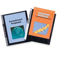 

Itoya Clear Cover 8.5x11" Profolio Presentation / Display Book, 12 Sleeves for 24 Views.